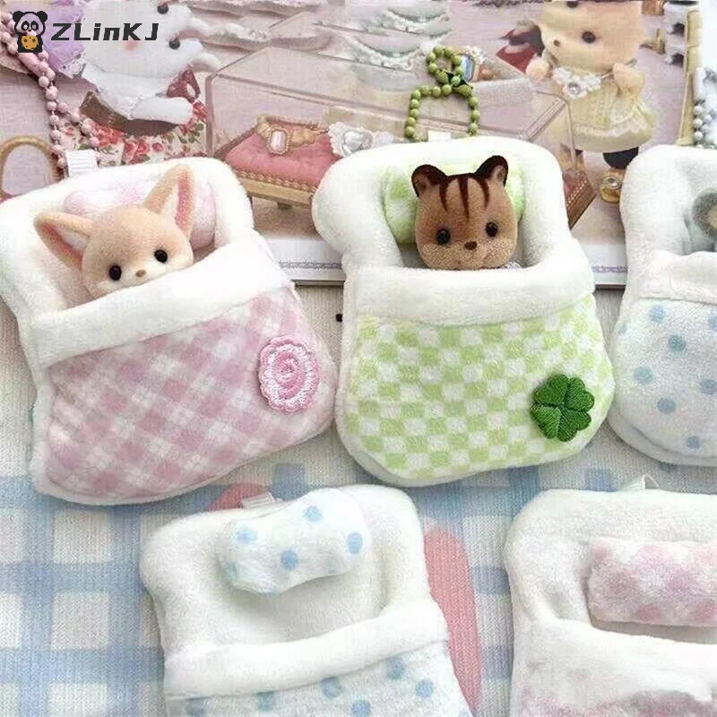 Home Textile - Cute plush four-leaf clover doll bed