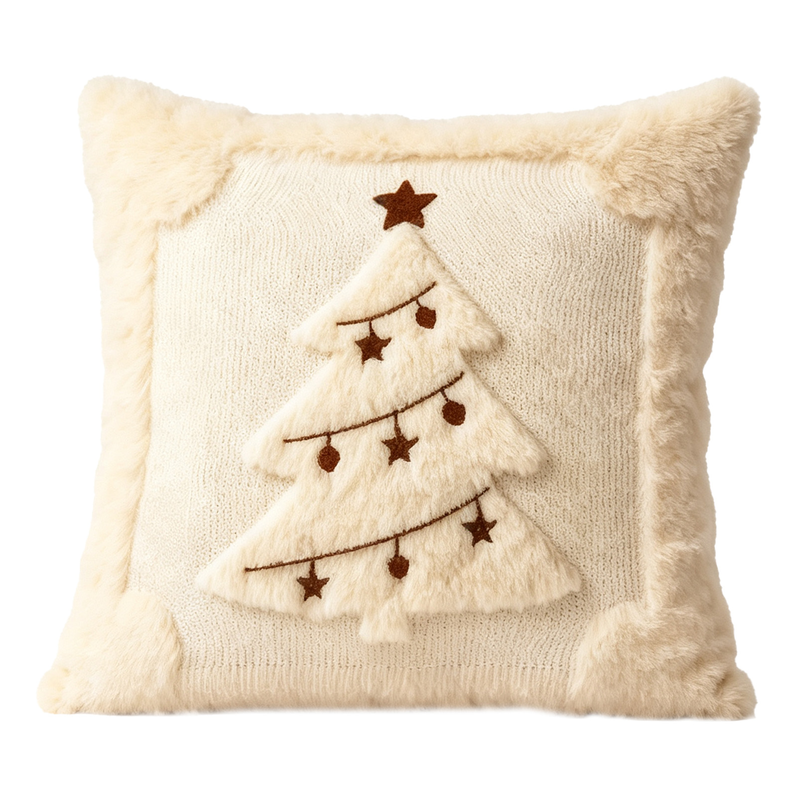 Festive Christmas Throw Pillow - Pillow Insert 18X18 评论和价格