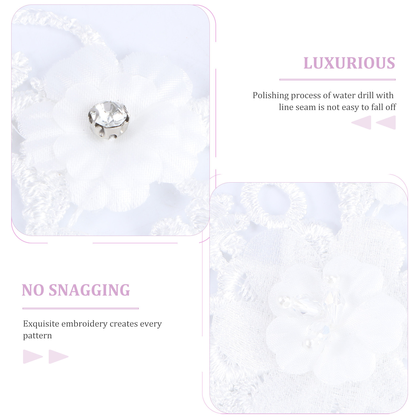 1Pair Premium Polyester Flower - Home Textiles Premium 评论和价格