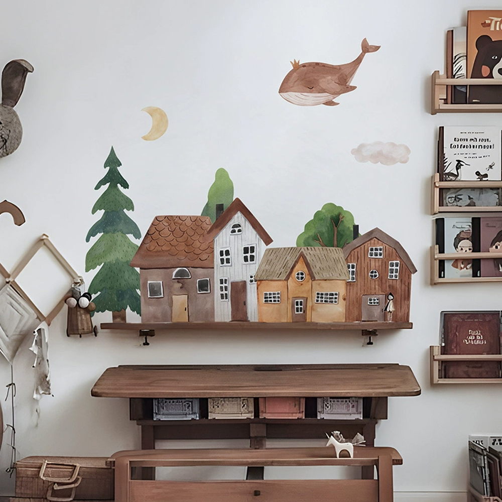 Fabric Cartoon Forest Vintage  - Home Textile 评论和价格
